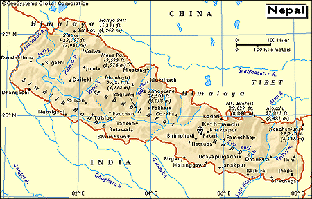 Map 1. Nepal
